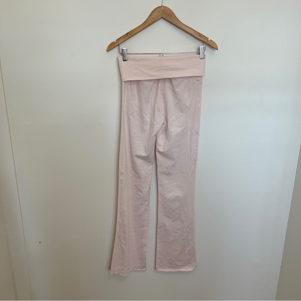 Skims Cotton Jersey Foldover Pant Barely Pink Size Small NWOT - Picture 5 of 5
